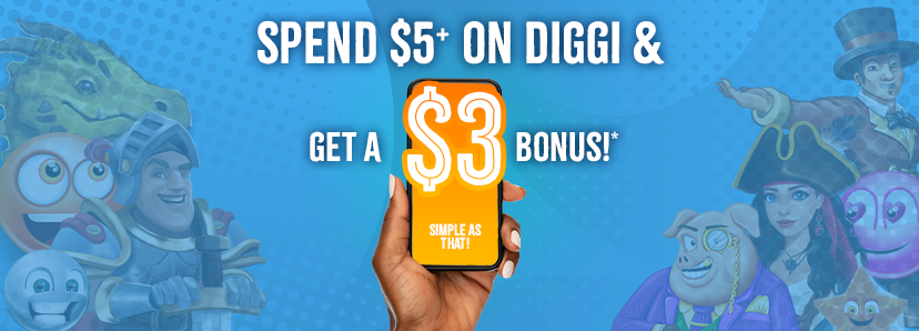 Play Diggi, Get $3!